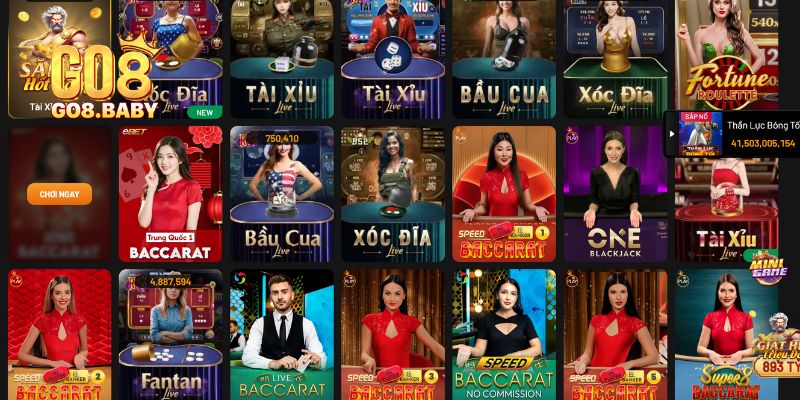 Trải nghiệm không gian casino đẳng cấp